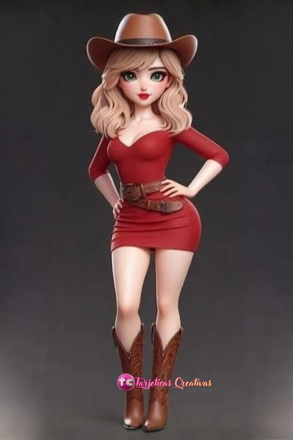 Mujer modelo pelo castaño parada